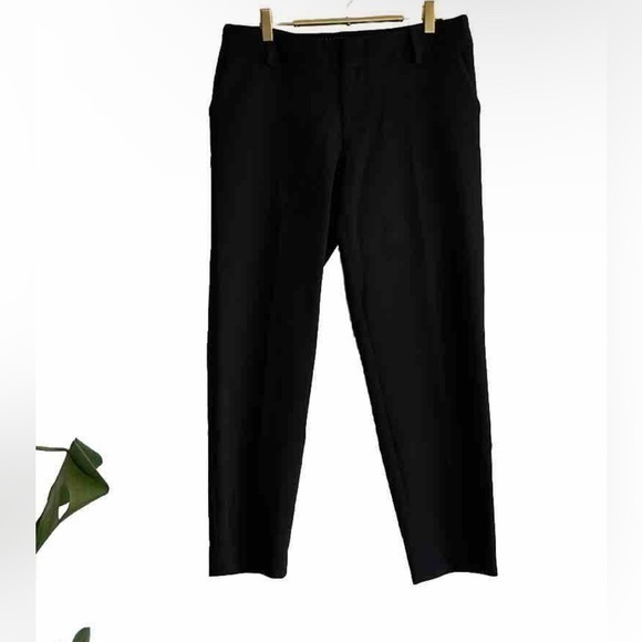 Alice + Olivia Employed Black Classic Trousers Sz. 8 - Picture 1 of 6